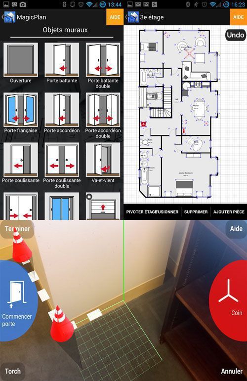 Appli mobile Magic Plan