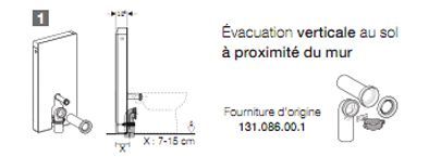 Evacuation cuvette Monolith