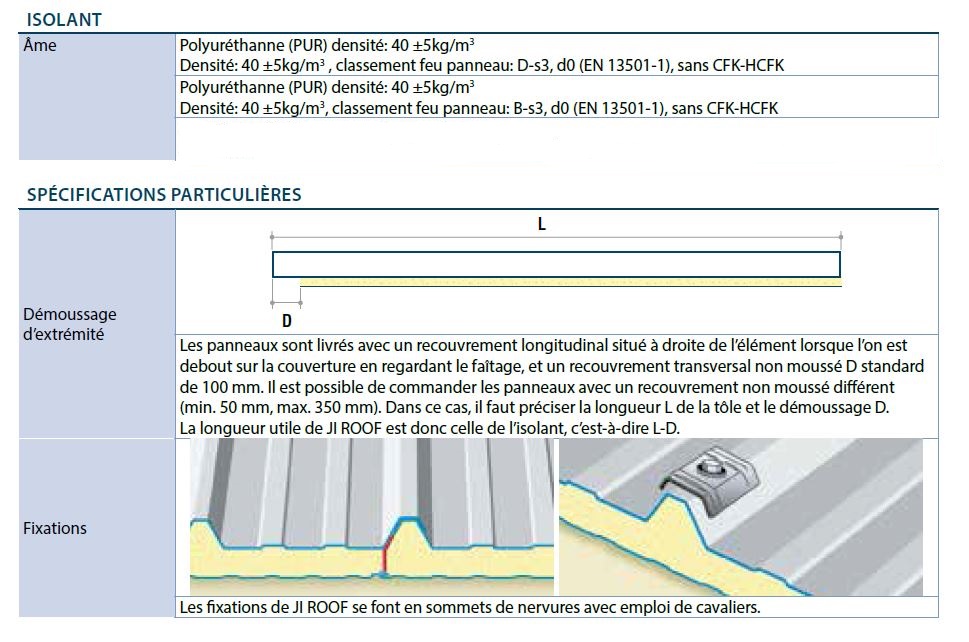 Joris Ide Panneaux sandwichs bac acier avec isolant en polyuréthane — free download